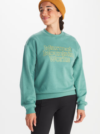 Wm's Marmot Mountain Works Boxy Crewneck Sweatshirt